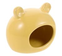 PRETYZOOM Ceramic Hamster Hideout Nest Summer Cooling Shelter Small Animal Ceramic House Indoor Hideaway for Hamsters Gerbils Hedgehogs and Other Small Pets