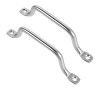 PRETYZOOM Charcuterie Board Fixing Handles with Ergonomic Grips Stainless Steel 2 Sets Easy to Clean and Universal Compatibility for Cheese Boards and Kitchen Use