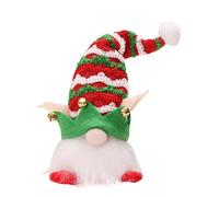 PRETYZOOM Christmas Gnome Ornament Plush Hanging Decoration Warm Glow Elf Doll Pendant Lights Christmas Tree Ornaments Soft Hand Feeling Button Battery Powered Xmas Home Decor