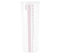 PRETYZOOM Clear Plastic Rain Gauge Replacement Tube for Outdoor Garden Physics Experiments Lightweight Measurement Container for School Lab Equipment
