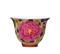 PRETYZOOM Cloisonn Enamel Tea Cup Compact Single Cup Practical Teaware for Jasmine Green Oolong Tea Home Office Use