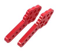 PRETYZOOM CNC Metal Adjustable Shock Absorber Mount Bracket Angle Adjustable Aluminum Alloy Shock Tower Stand 2pcs with Versatile Application and Height Tunable Design for Rc Car Suspension