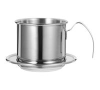 PRETYZOOM Coffee Making Dripper Coffee Filter 304 Stainless Steel Minimalist Fashion Simple Design Convenient to Carry Adjustable Taste Travel and Office Use