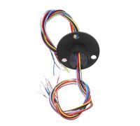 PRETYZOOM Conductive Slip Ring Assembly for Rotating Electrical Connections 12-way 2a 360-degree Rotary Connector for Small Power Motors