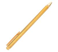 PRETYZOOM Copper Dowsing Rod for Treasure Exploration and Water Divining Portable Foldable Pen Shaped Divining Rod with Golden Finish for Accurate Searching