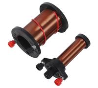 PRETYZOOM Copper Induction Coil Set for Physical Experiment Classroom Use, Precision-engineered Primary and Secondary Coils with Efficient Conductivity, for Educational Demonstrations