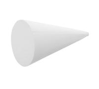 PRETYZOOM Craft Foam Cone for Cake Decorating Practice with Sturdy Base DIY Wedding Foam Dummy for Floral Arrangements and Fruit Tower Models for Beginners and Professionals