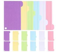 PRETYZOOM Cream Index Cards with Metal Rings Flashcard Study Essentials for College Students Memory Word Notebook for English Learning and Office Organization