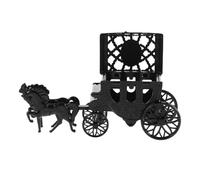 PRETYZOOM Creative Elegant and Romantic Holder for Weddings Royal Carriage Box with Moderate Capacity Wedding Sweets Storage Case