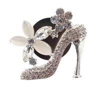PRETYZOOM Creative High Heel Car Aroma Diffuser Clip Stylish Perfume Decor for Air Vent Silver Compatible with Various Car Models Enjoy Your Favorite Scents The Go