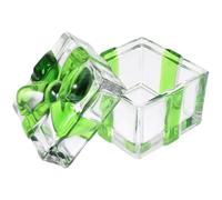 PRETYZOOM Crystal Candy Box with Sealed Lid for Kitchen and Home Use Storage Container for Sugar and Snacks