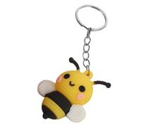 PRETYZOOM Cute Cartoon Bee Pendant Keychain Versatile Use as Key Chain Decor and Animal Bag Pendant with Pvc and Metal Materials for Baptism Parties and Party Favors