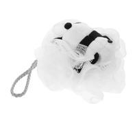 PRETYZOOM Cute Panda Loofah, Soft Mesh Bath Sponge Gentle Exfoliating Wash Cloth, Cartoon Bath Sponge for Shower and Body Scrubbing