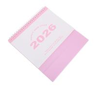 PRETYZOOM Desk Calendar 18 Months 2025-2026 with Thick Paper for Office and Home Planning, Small Flip Desktop Calendar with Holiday Dates (July 2025-December 2026)