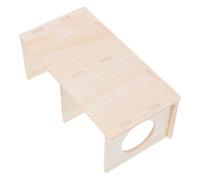 PRETYZOOM Detachable Hedgehogs Maze DIY Assembly Room Shelter Nest Private Hideout Versatile Placement Solid Wood Multi Chamber Indoor Bedrooms for Mice Small Animals