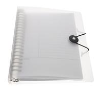 PRETYZOOM Detachable Loose-leaf Notebook with Frosted Transparent Slipcase Simple Student Diary and Handbook for Notes Scrapbook and Daily Planning Portable and Lightweight for School and