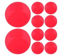 PRETYZOOM Dimming Diffuser Film 25pcs for LED Ceiling Spotlight Red Pet Self-adhesive Ambient Lighting Gel Stickers Colour Correction Filter Video Light for Unique Decorative Corners