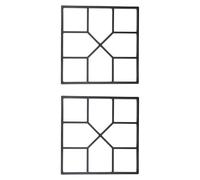 PRETYZOOM DIY Pavement Mold 2Pcs Plastic Cement Paving Mould for Garden Path and Outdoor Patio Slabs