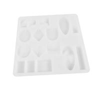 PRETYZOOM DIY Silicone Pendant Epoxy Mold for Jewelry Crafting Non-Stick Decorative Mold for Handmade Keychain and Earrings Safe Reusable Jewelry Pendant Moulds