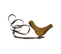 PRETYZOOM Dog Harness Miniature Dachshund Pulling Rope Coffee Size S No Pull Chest Strap for Small Dogs