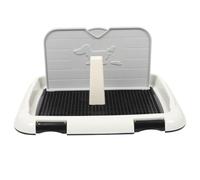 PRETYZOOM Dog Potty Tray Puppy Training Potty Tray Splash-proof Design Prevents Small Feet from Getting Stuck Plastic Bottom Mesh Simple Structure Large Capacity Indoor Kitchen and Office