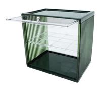 PRETYZOOM Double-layer Bread Storage with Airtight Lid Kitchen Countertop Bread Bin Organizer for Household and Cake Green Reusable Keeper