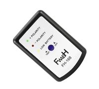 PRETYZOOM Durable Car Audio Phase Speaker Polarity Tester Portable Phasemeter for Safe Troubleshooting and Polarity Testing of Audio Systems with Low Battery Indicator