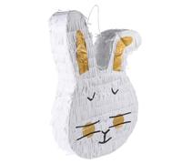 PRETYZOOM Easter Bunny Pinata Rabbit Pinata Filled Candy Holder for Kids Birthday Party Easter Theme Party Decoration