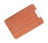 PRETYZOOM Ebony Wood Cutting Board Charcuterie Serving Board 36x24x2cm Rectangular Natural Wood Grain Elegant Side Handles Minimizes Marks Kitchen Use