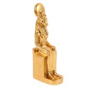 PRETYZOOM Egyptian Pharaoh Lion Head Figurine Golden Resin Craft Ancient Egyptian Statue for Home Decor Creative Desk Ornament Sacrificial Crafts Decoration