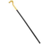 PRETYZOOM Egyptian Snake Cane Staff Scepter: Kids Staff Egyptian King and Queen Scepter Cane Staff Halloween Walking Stick for Pretend Play Accessories Golden