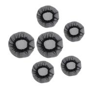 PRETYZOOM Elastic Mesh Hair Bun Net 6Pcs Reusable Invisible Hair Nets for Bun Stretchable Design Comfort Fit for Women Formal Occasions and Dancing