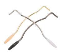 PRETYZOOM Electric Guitar Whammy Bar Tremolo System Providing Tremolo Effects and Pitch Change with Curved Stainless Steel Bars and Rubber Tips 3pcs for Beginners