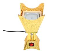 PRETYZOOM Electric Incense Burner Metal Plug-in Aromatherapy Holder Arabic Style for Store and Home Use with Classic Design