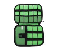 PRETYZOOM Electronics Travel Organizer Cable Storage Bag Waterproof Layer Design 600d Oxford Cloth Travel Case for Mobile Batteries and Charger Suitable for Office and Traveling Black