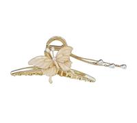 PRETYZOOM Elegant Butterfly Tassel Hair Clip Alloy Metal Claw Clip for Thick Hair Compact Design That Does Not Damage The Scalp for Women