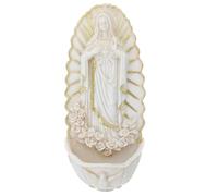 PRETYZOOM Elegant Wall Hanging Decor Ceramic Holy Water Font Catholic Holy Water Font Basin Decorative Religious