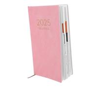 PRETYZOOM English Daily Planner with Monthly Index Yearly Agenda Notepad for Home Office and Business Weekly Monthly Schedule Organizer with Integrated Note-taking Section Daily Goals and