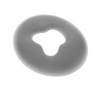 PRETYZOOM Ergonomic Hole, Ventilation Borders Holes and Soft Honeycomb Silicone Round Bed Pillow with Breathing Prevent Sinking, for Massage 31x26.5x1cm Facial Head Spa and Tattoo Tables