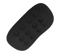PRETYZOOM Ergonomic Size Cloth Wrist with Pad Rest Mouse Silicone Material Relief Support Black Small Mousepad and for Typing Work and Notebooks