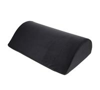 PRETYZOOM Ergonomic Slope Lumbar Pillow Black Polyester Fiber with Elastic Knee for Pregnant Women, Promotes and Easy to Clean, for Office and Travel Use