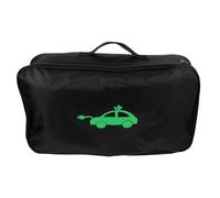 PRETYZOOM Ev Charger Organizer Bag Portable Cable Storage Bag Black Oxford Cloth Rectangle Shape Easy to Carry Sturdy for Outdoor Everyday Use