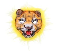 PRETYZOOM EVA Tiger Face Mask Realistic Animal Cosplay Mask for Halloween Carnival Mardi Gras Parties Theatrical Performances and Costume Dress Up