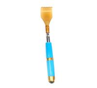 PRETYZOOM Extendable Blue Stainless Steel Back Scratcher for Parents, Telescoping Body Scratch Tool with Break-Resistant and Bend-Resistant Features, for Travel and Storage