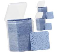 PRETYZOOM Eyelash Extension Cleaning Cotton Pads 600 Pieces with Glue Bottle Wiping Cloth Blue Label for Professional Lash Technicians and Makeup Removal