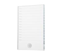 PRETYZOOM Eyelash Extension Glass Pallet Large Lash Grafting Tray Adhesive Stand for Salon and Personal Use Easy Access Lash Holder for Volume Fan Making and Grafting Process