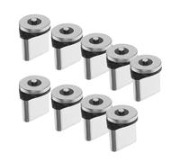 PRETYZOOM Fast Charging Magnetic USB C Connector Tips 9Pcs Pack Supporting Swift 3A Charging and Data Sync for Type-C Devices in Daily Use