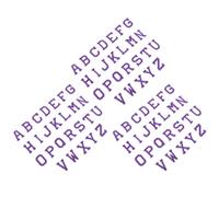 PRETYZOOM Felt Iron-on Letter Patches Alphabet A-z 2cm Purple 78pcs 3 Sets Embroidered Sew-on Applique for Jackets Bags Hats Clothing Repair and Decoration