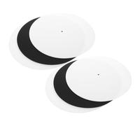 PRETYZOOM Felt Turntable Platter Mat for Record Player, 12 Inch 3mm Thick Felt Slipmat Particle-free Surface and Anti-slip Design, for Record Restoration and Everyday Listening