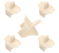 PRETYZOOM Finger Good Rest Recorder Covers Cushion Khaki Abs 5pcs Accessories with Flexibility and Easy to Install, Protecting Your Musical Instrument Fingers for Music-making